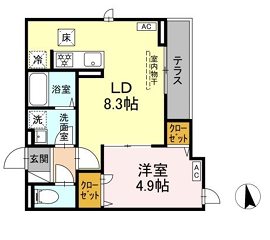 D-ROOM下連雀 間取り