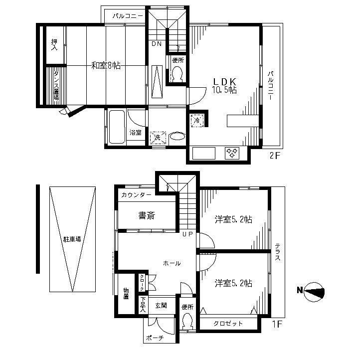北野戸建 間取り