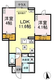 仮称　中町2丁目プロジェクト 間取り