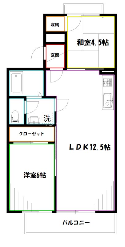 フォーレストヒルズⅠ 間取り