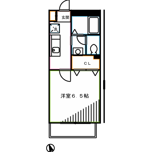 プレアディス2000  間取り