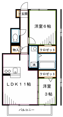 ビバーチェ美松  間取り