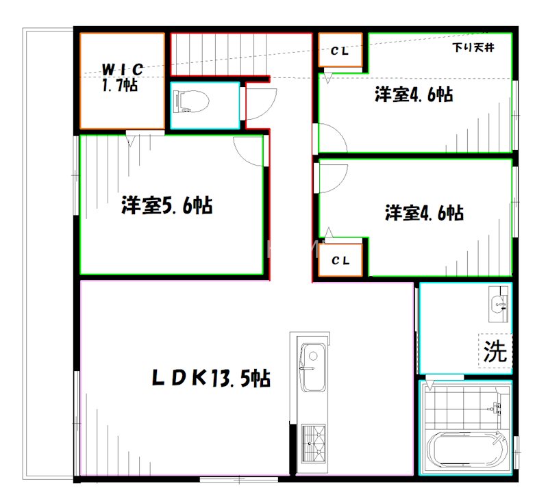 グランソフィア武蔵野市緑町 間取り