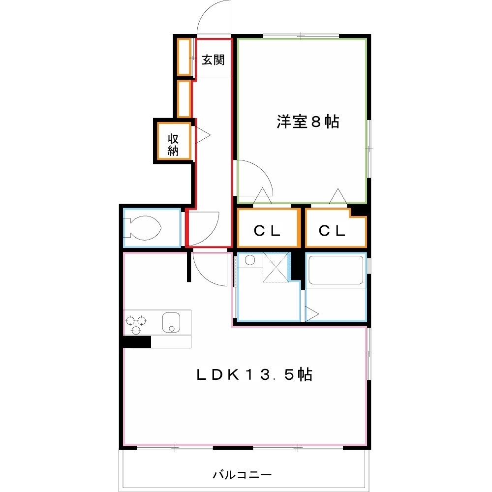 クレールコート 間取り