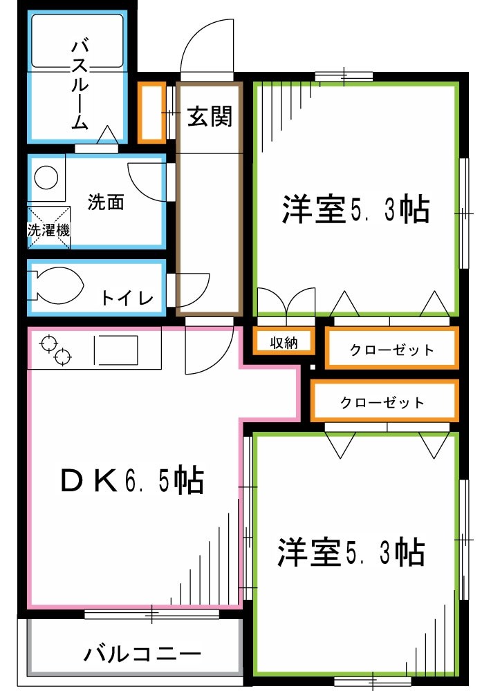 かぷらす　 間取り