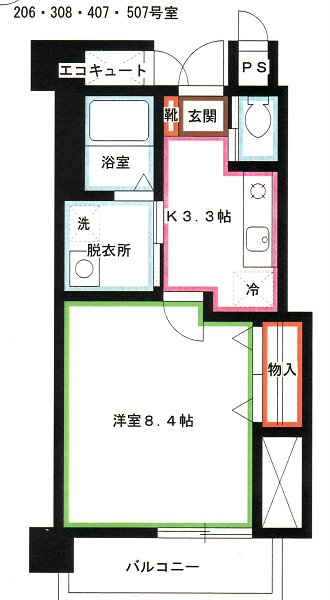 ソウェル　テュール  間取り