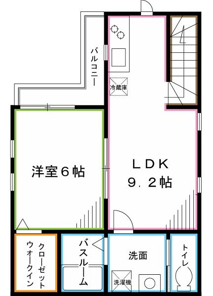 La' Luce（ラ・ルーチェ） 間取り