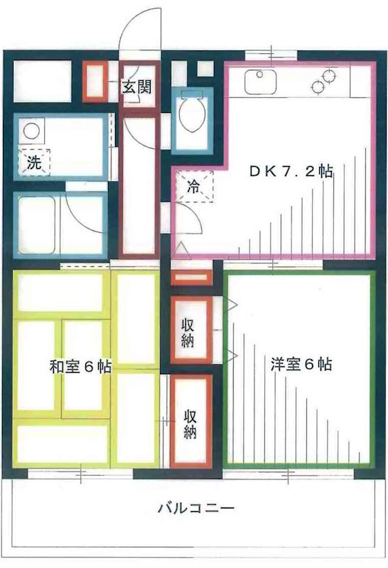 野ヶ谷東マンション 間取り