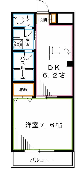 ラメゾンフロフォンス  間取り