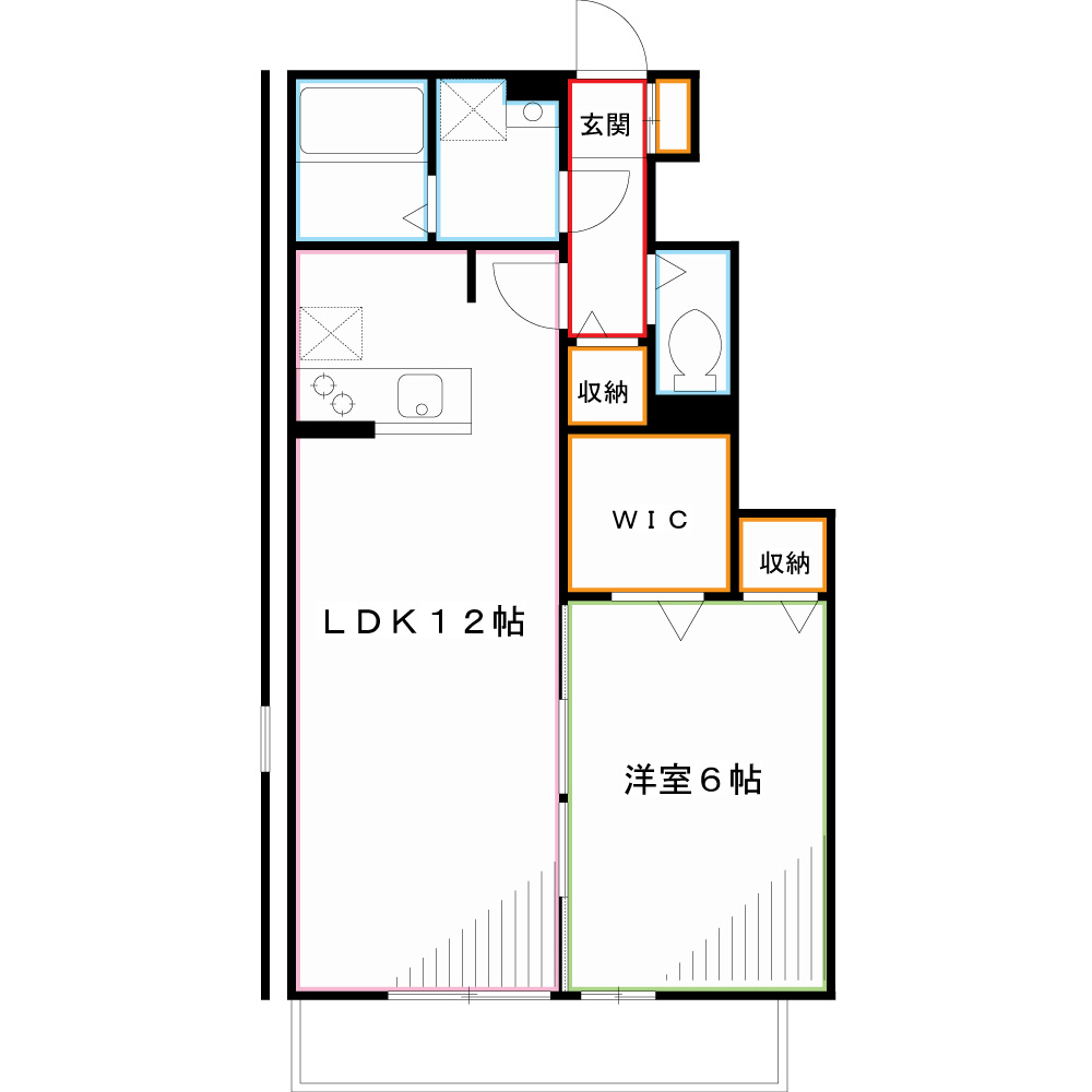 クレールＢ 間取り