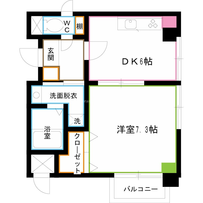 グランジャルダン三鷹　　 間取り