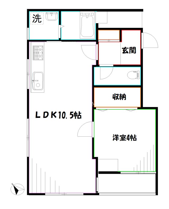 吉祥寺フラット 間取り