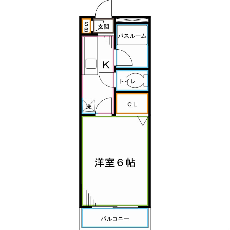 コーポグロリア 間取り