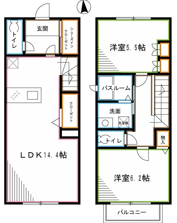 Ｊ Ｃｏｕｒｔ Ｋ 間取り