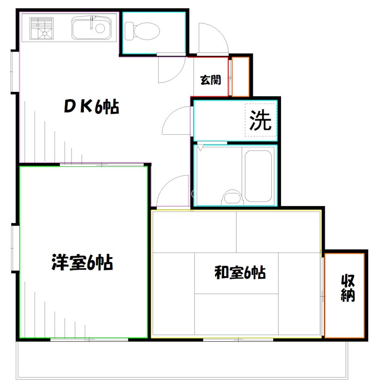 エトワール下連雀 間取り