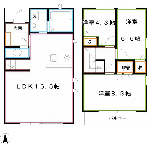 ＨＢ  間取り