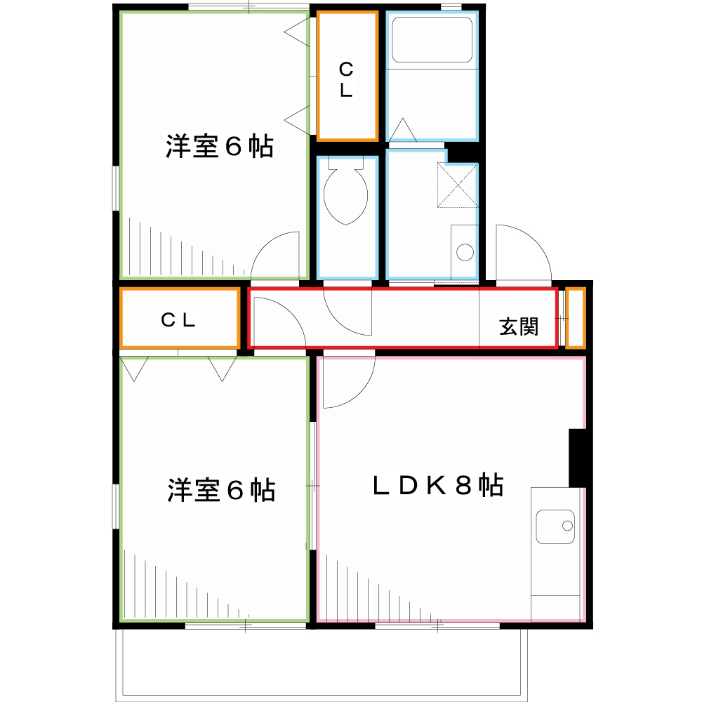 ビルケ・コリーヌ井の頭 間取り