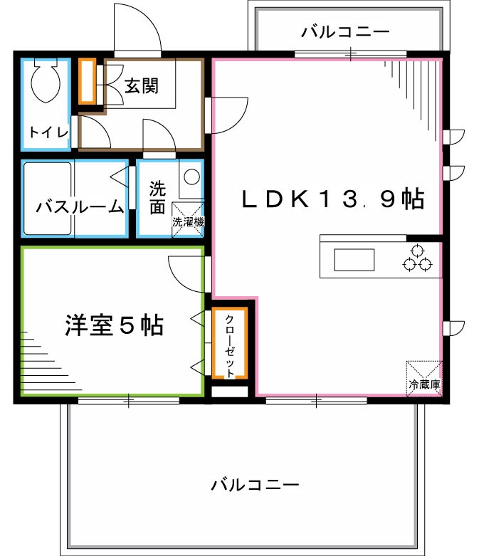 ラールゴ清水 間取り