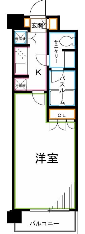 プライムアーバン西荻窪Ⅱ  間取り