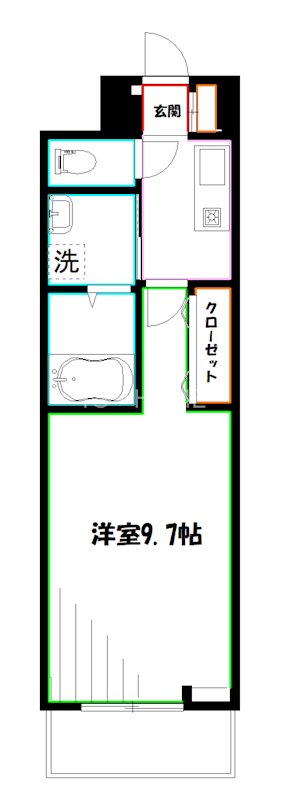 仮称　5丁目アパート 間取り