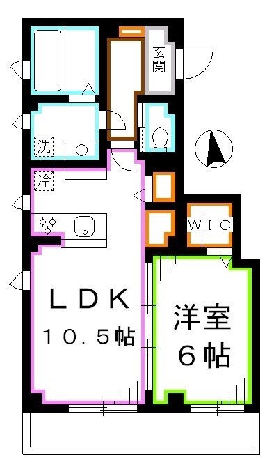 アンテリュール  間取り