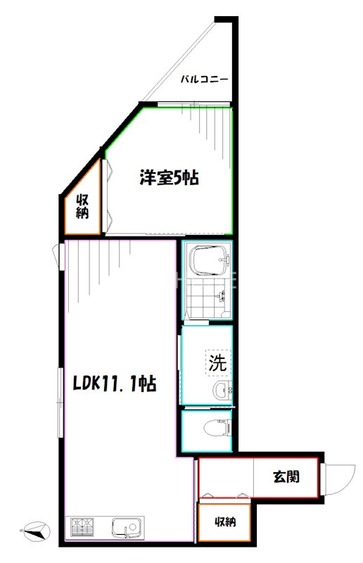 メゾンメール 間取り