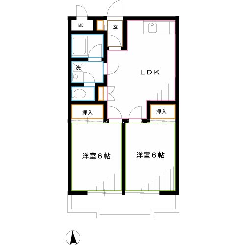 清水マンション 間取り
