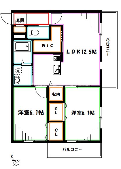 Ｆｏｒｅｓｔ深大寺   間取り
