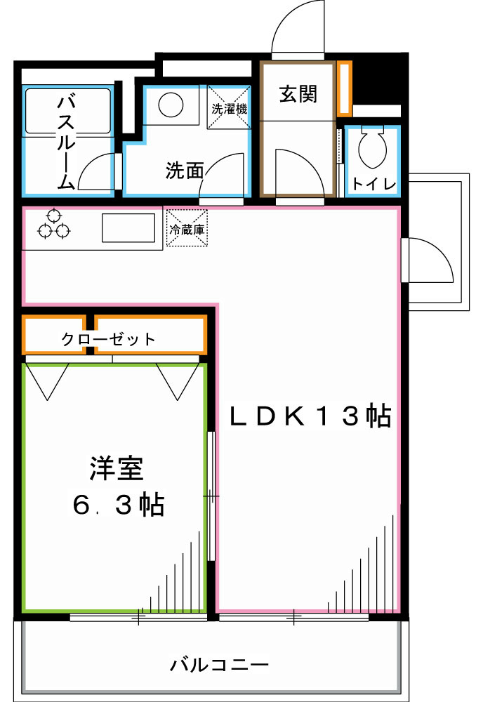 KDXレジデンス阿佐ヶ谷 間取り