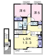 エスポワール深大　B 間取り