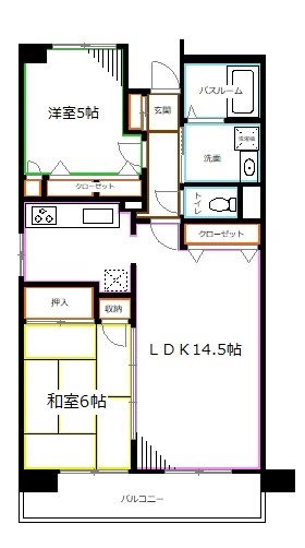 ＵＵＲコート白鷺 間取り