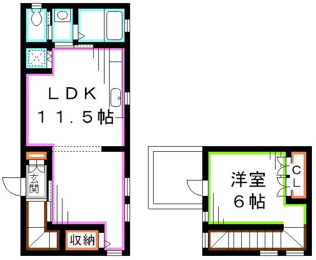 フロール　デ　セレッソ 間取り