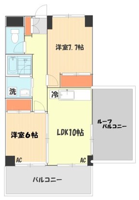 ディフロイデェ  間取り図