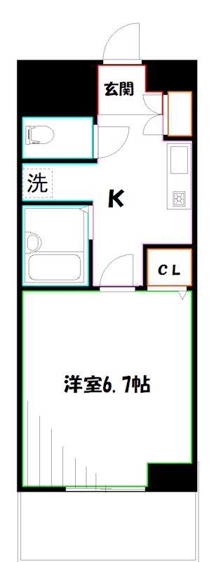 武蔵野ビューハイツ 間取り
