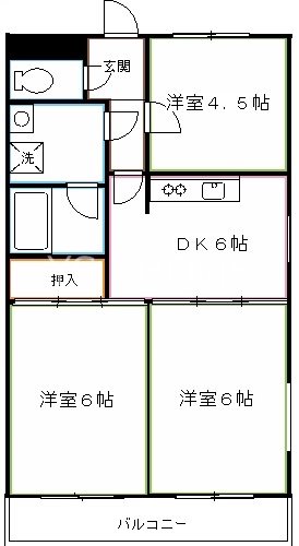 JUN三鷹　　 間取り