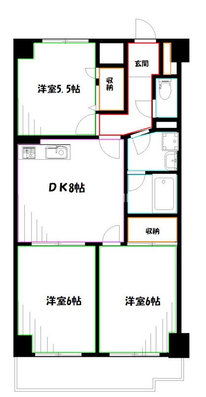 カサグランデ　エラン 間取り