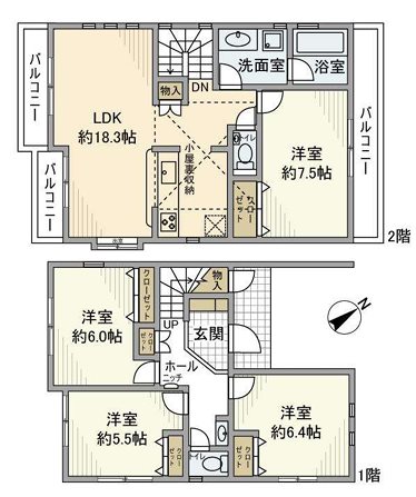 井の頭4丁目戸建 間取り