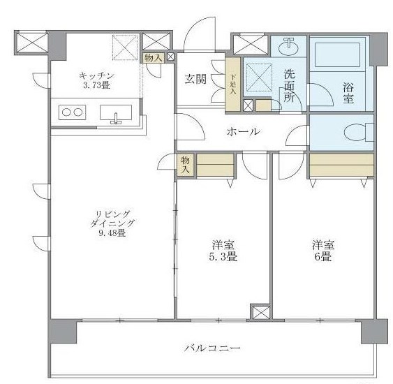 プレミアコンフォート高井戸 間取り