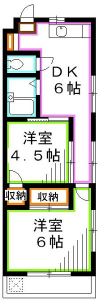 セコンダステラ　　 間取り