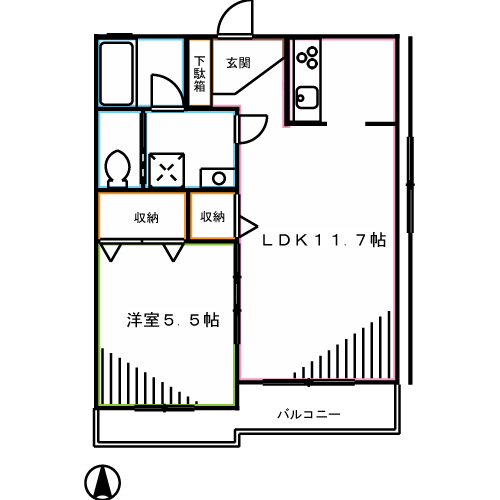 リーベンハイツ 間取り