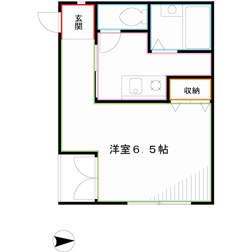 ＴＯＭＳ－Ｋ　ＨＯＵＳＥ 間取り
