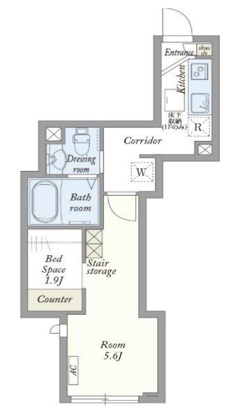 My style vintage北高円寺  間取り図