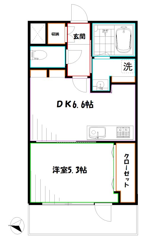 三鷹南シティハウス 間取り