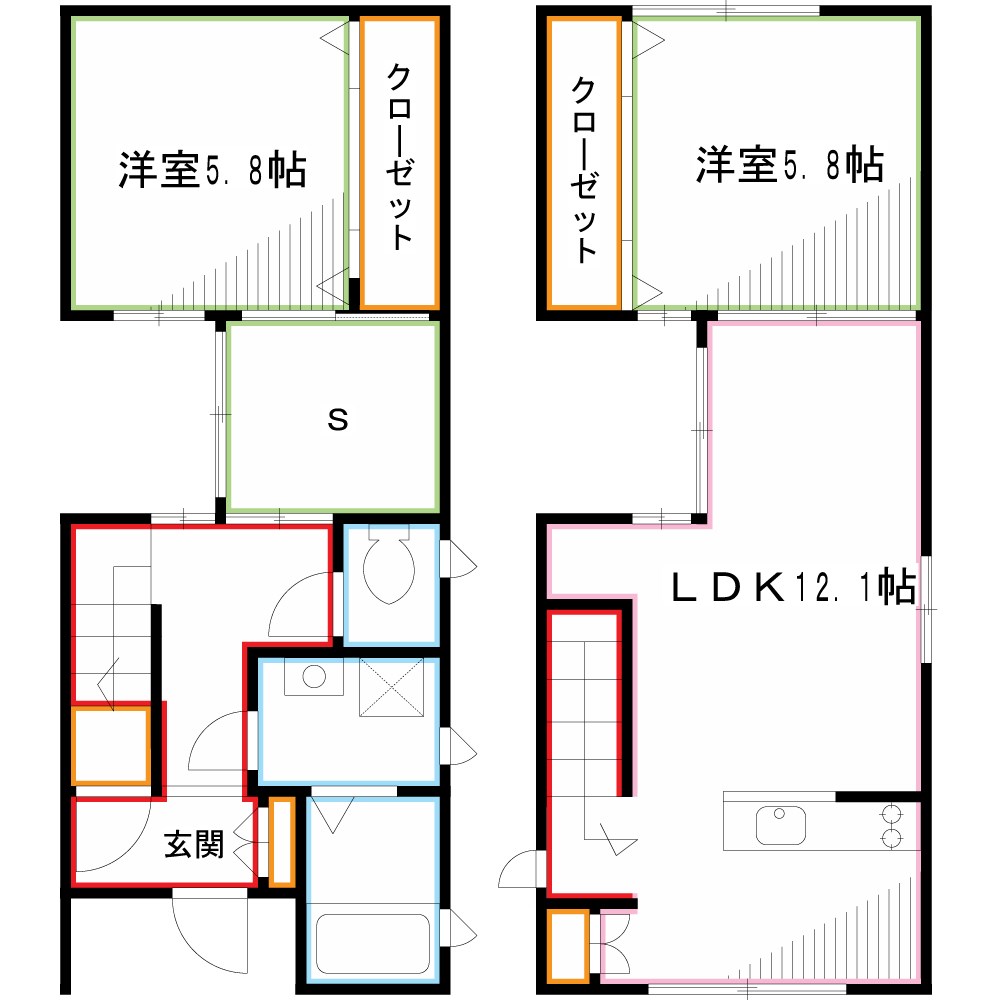 A-GARDEN三鷹     間取り