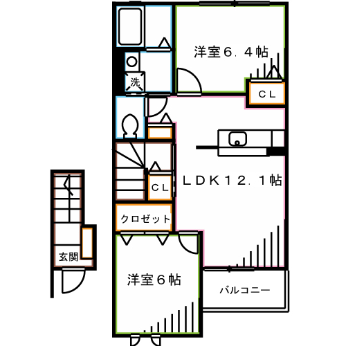 千 間取り