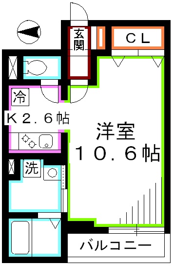 ヴェルパシオ　　 間取り