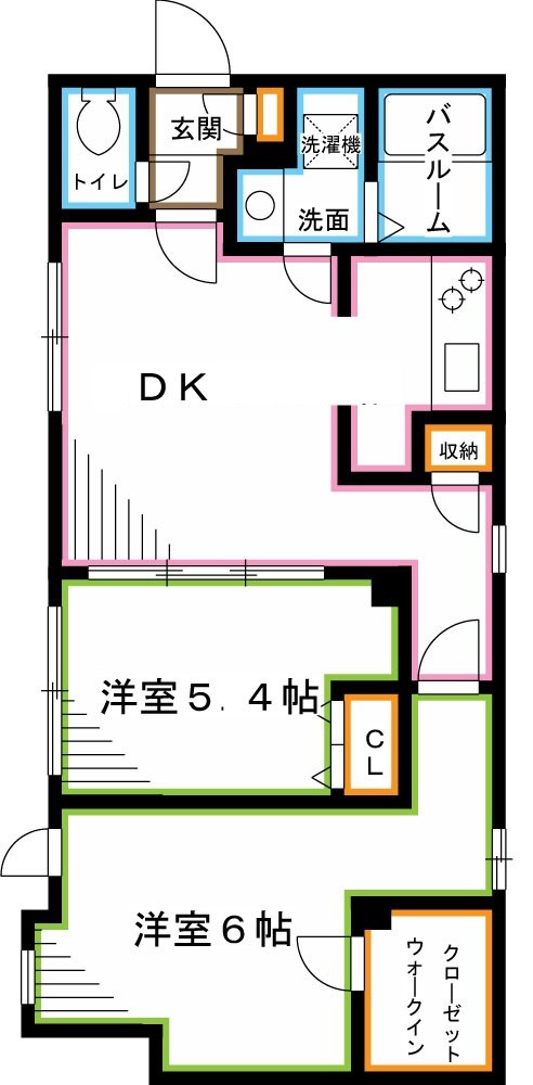 ブランシェ荻窪 間取り図