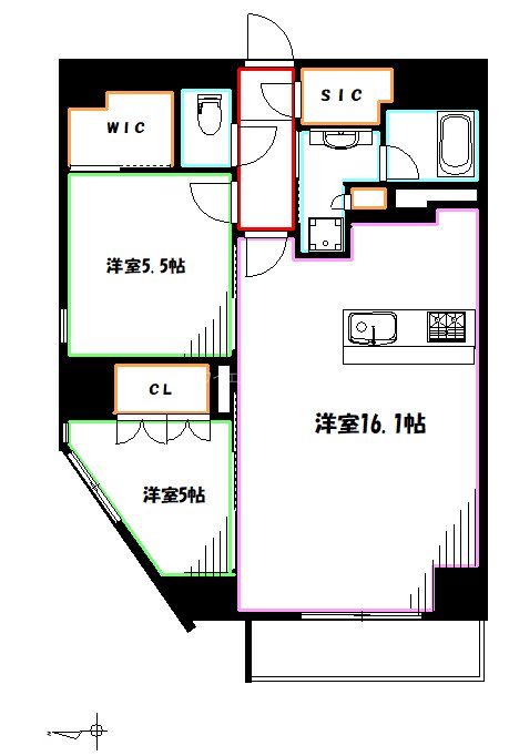 KDXレジデンス三鷹 間取り