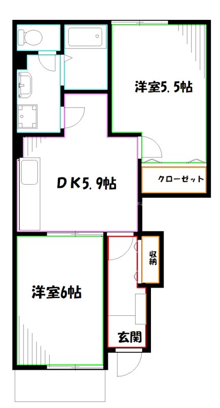 ベルトゥメゾン 間取り