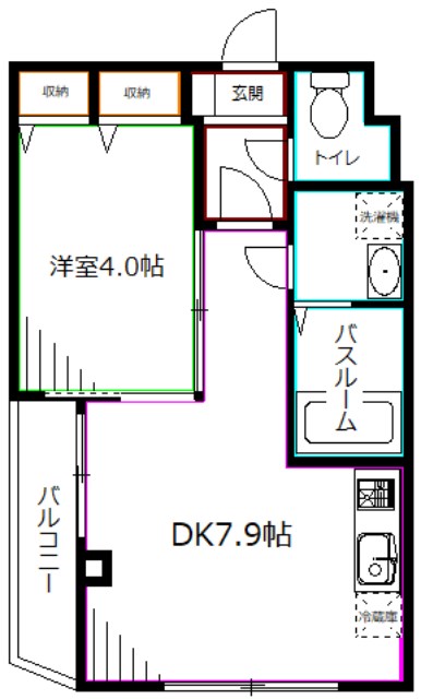 フェリオ練馬 間取り